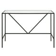 thumbnail image 3 of Evelyn&Zoe Draper 44" Wide Rectangular Writing Desk in Blackened Bronze, 3 of 7