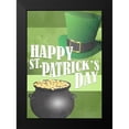 thumbnail image 2 of Kimberly, Allen 11x14 Black Modern Framed Museum Art Print Titled - Happy Saint Patricks Day, 2 of 5