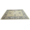thumbnail image 6 of Beige Taupe Floral 10X14 Oushak Chobi Oriental Rug, 6 of 11