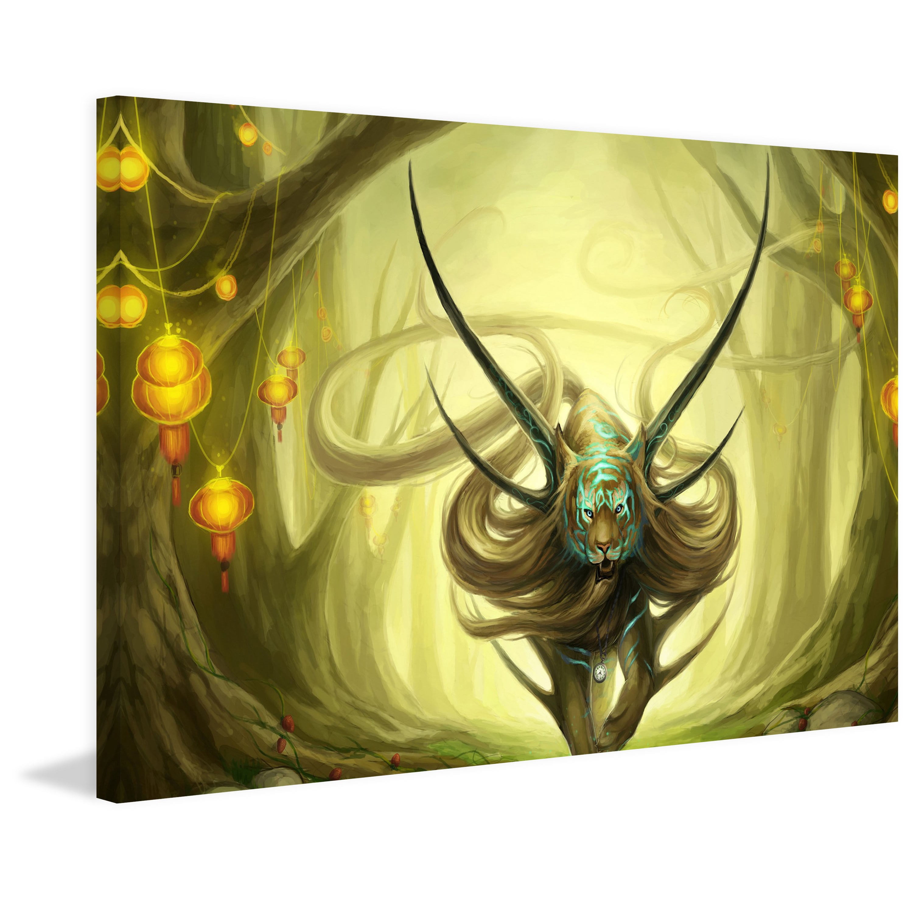 Marmont Hill "God of Evanescence" Painting Print on Canvas