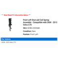 thumbnail image 2 of Front Left Strut and Coil Spring Assembly - Compatible with 2008 - 2013 Volvo C70 2009 2010 2011 2012, 2 of 2