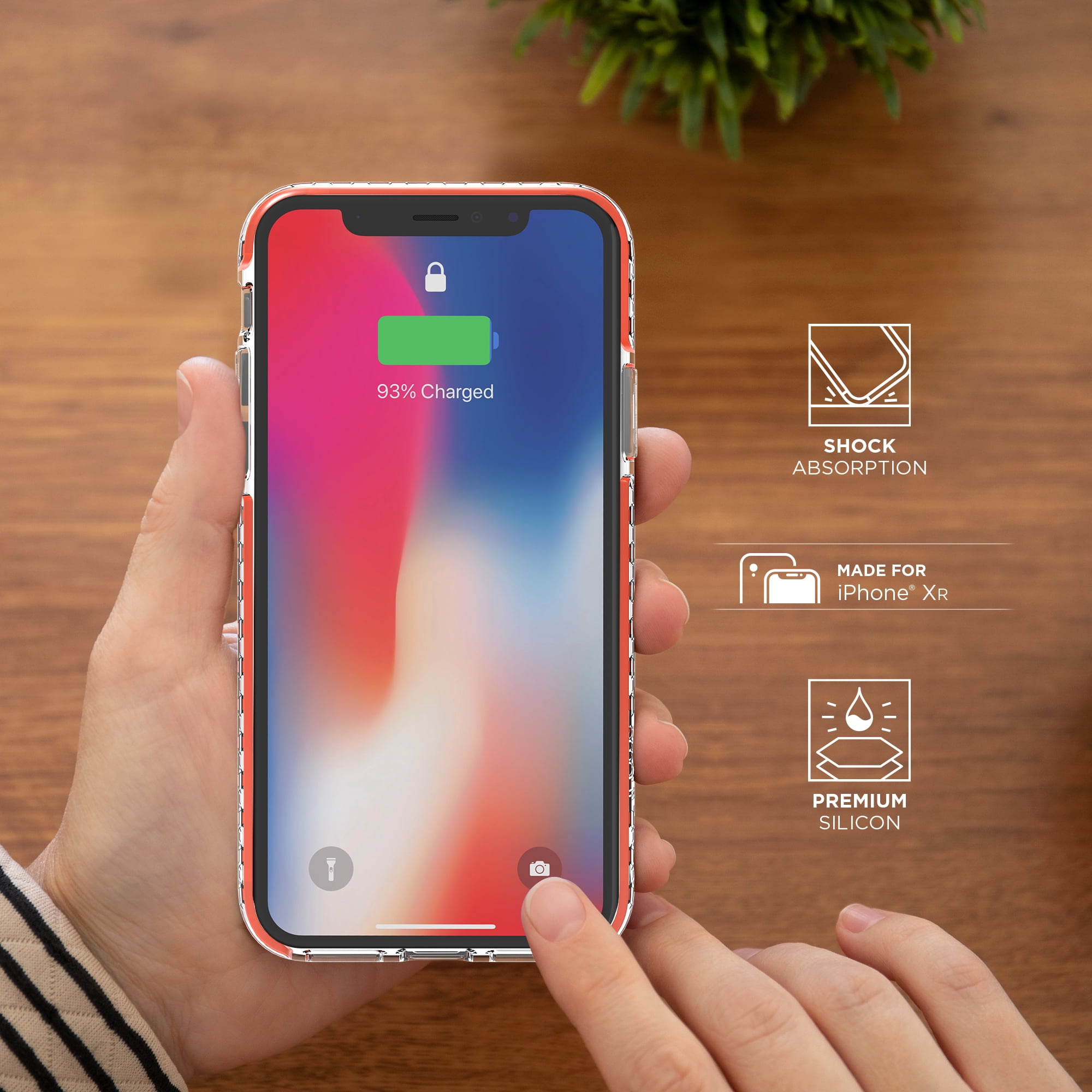 iHome - Velo Silicone Impact Case for iPhone XR
