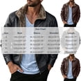 thumbnail image 3 of Mens Faux Leather Jackets Full Zipper Fleece Lined Fashion Motorcycle Casual Outerwear for Winter Black XL, 3 of 7
