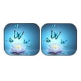 thumbnail image 7 of Fotbe Butterflies And Waterlily In Water 2-Piece Car Windshield Sun Shade | Sun Blocker for Car Windshield | Foldable Automotive Interior Accessories for Sun Protection-Medium, 7 of 7