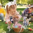thumbnail image 2 of 8 Pcs Easter Bunny Money Holder for Cash, Easter Gifts, Bunny Money Card Holder, Cute Basket Stuffers Decoration for Holiday Party Keepsake (Brown), 2 of 7
