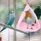 thumbnail image 1 of Summer Breathable Mesh Pet Hammock Nest for Parrot Hamster Cage Toy (Pink), 1 of 3