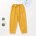 thumbnail image 2 of WMTBSRSW Girls Quick Dry Active Athletic Joggers Kids Pull-On Lounge Joggers Elastic Waist Soft Yoga Comfy Trousers with Pockets, 2 of 8