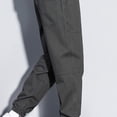 thumbnail image 4 of FRSASU Loose Cargo Pants for Men Stretch Cotton Versatile Elastic Waist Athletic Hiking Golf Pants with Pockets Dark Gray, 4 of 5