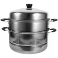 thumbnail image 1 of Miangastore 1 Pce Cuiseur Vapeur en Acier Inoxydable Multifonction pour Maison Restaurant Hôtel, 1 of 8