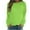 Green, variant on QUYUON Black Sweatshirts for Women Winter Thin Sweatshirts Women Polyester Long Sleeve Crew Neck Solid Color Blouse Tops Style S-2104 Breathable Ladies Tops and Blouses Fitted Shirts Mint Green XL