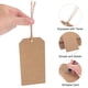 thumbnail image 2 of 200 etiquetas con cuerda, etiquetas de ropa, etiquetas de alambre, etiquetas de envío, etiquetas de inventario, etiquetas de envío en blanco, 2 of 5