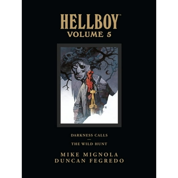 Pre-Owned Hellboy Library Edition Volume 5: Darkness Calls and the Wild Hunt (Hardcover 9781595828866) by Mike Mignola