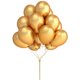 thumbnail image 3 of 20 globos de látex de 12 pulgadas, dorados, plateados, negros y rosados, para decoración de fiestas de bodas y cumpleaños, suministros de regalo para niños, globos de aire inflables, 3 of 5