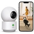thumbnail image 4 of AOSU 2K Indoor Security Camera, Baby Monitor Pet Camera 360° View for Home Security, One-Touch Calls, Motion Tracking, Night Vision, 5 GHz Wi-Fi, Compatible with Alexa, 4 of 10