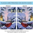 thumbnail image 5 of Toland Home Garden Snowy Cardinals And Chickadees Bird Winter Flag Double Sided 28x40 Inch, 5 of 5