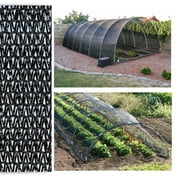 Net Sun Garden Shade Net Sunblock Shading Black Uv Resistant Shade Mesh Tarp Shades Mesh Light Blockage Summer -6'x100'