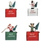 thumbnail image 4 of Buzón Decorativo Navideño con Papá Noel, Muñeco de Nieve y Reno Ormromra ZYY-3039, 4 of 5