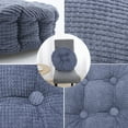 thumbnail image 2 of PiccoCasa Home Office Corduroy Round Shape Sofa Floor Chair Cushion Pads Pack of 2, Blue, 2 of 6