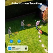 AOSU Solar Security Camera,5MP Wireless Outdoor Cameras,360° Surveillance,Auto Tracking, Human/Vehicle Detection,works with Alexa/Google Assistant