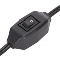 thumbnail image 3 of Cable de extensión de alimentación de EE. UU. con interruptor de encendido y apagado Cable de alimentación macho hembra de 2 clavijas CA de EE. UU. para enchufe macho 1‑15P a hembra 1‑15R, 3 of 8