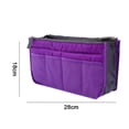 thumbnail image 2 of ENTASSER Double zipper bag in the bag multi-functional mobile phone data cable storage bagpurple, 2 of 5