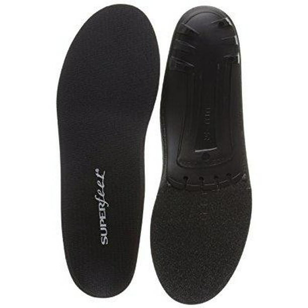 Superfeet black, thin Insoles for orthotic support in tight shoes ...