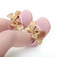 thumbnail image 4 of Baby Girls Bow Soft Soles Lovely Toddler Anti-Slip Princess Shoes, 4 of 8