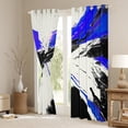 thumbnail image 3 of Manfei Chic Watercolor Blackout Curtains Set of 2 (52x84 Each) for Teen, Chinese Ink Window Curtains, Black Blue Splash Curtains and Drapes, Curtains and Drapes Bedroom Decor, 3 of 6