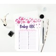thumbnail image 4 of Inkdotpot Baby Shower Game Set Of 50 BabyAlphabetABCGame Unicorn Floral Party Supplies, 4 of 6