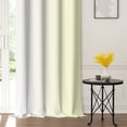 thumbnail image 6 of Lfeey Yellow and White Ombre Curtains, Room Light Blocking Curtains set of 2, 42x84 inch, 6 of 7