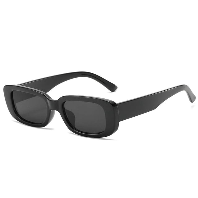 Gafas de sol Dollger Rectangle para mujer UV400 negras