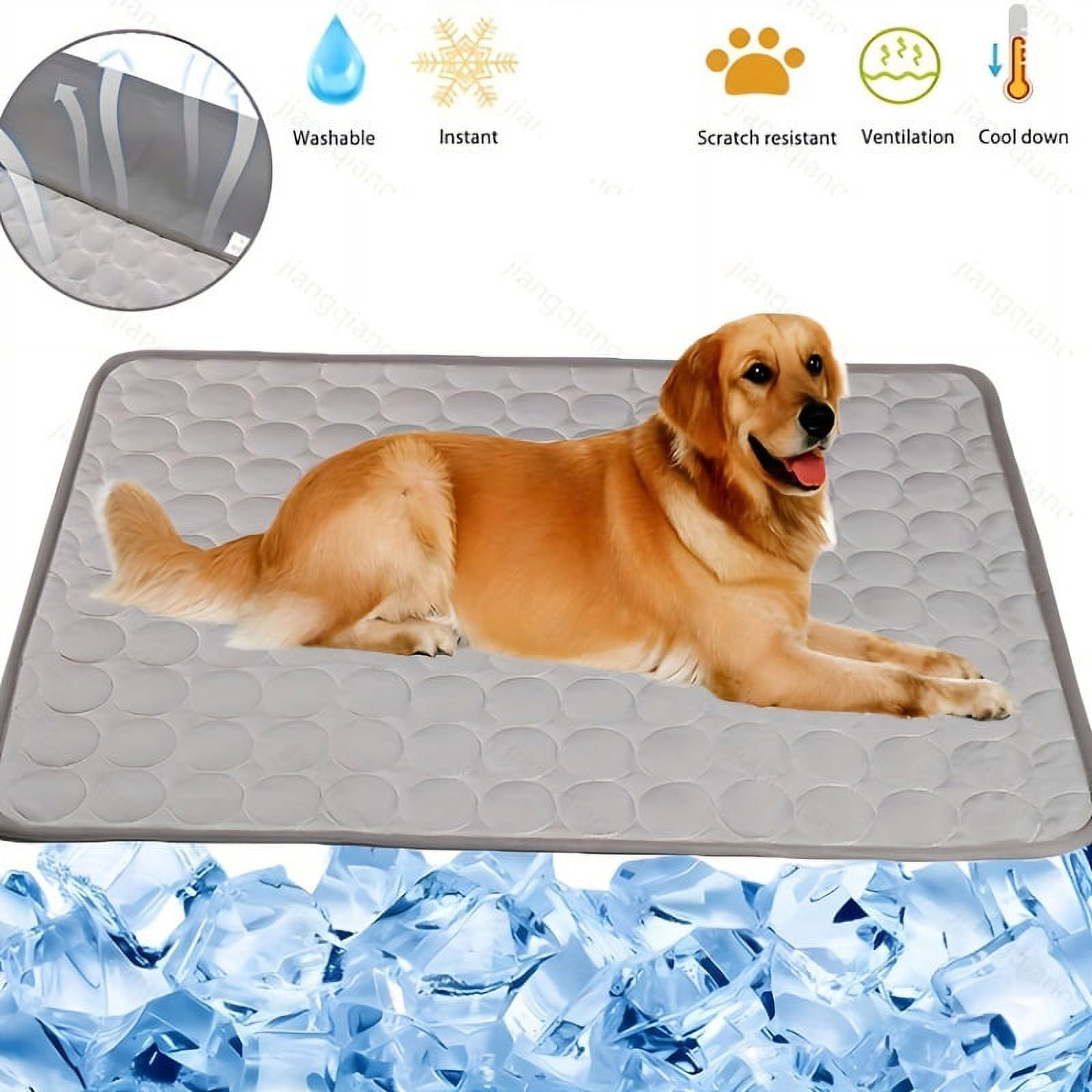 DABEI Waterproof Dog Cooling Mat - Summer Sleeping Pad for Cats and Dogs - Keep Your Pet Cool and Comfortable