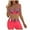 Hot Pink, variant on Wamejoo Women Two Piece Swimsuit Athletic Bathing Suits for Women Ruffled Tummy Control High Waisted Swimsuits (Hot Pink, 3XL)