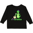 thumbnail image 3 of Inktastic I Love My Uncle Boys or Girls Long Sleeve Toddler T-Shirt, 3 of 5