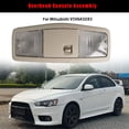 thumbnail image 2 of Automotive Overhead Console Reading for Mitsubishi V5V6A5DX3, Map Dome Light Replacement-Beige without sunroof switch, 2 of 5