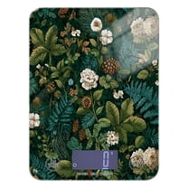 High Precision Digital Kitchen Scale Tempered Glass Food Scale Multifunction Scale Small Kitchen Appliances Pine Cones and Mossy Ferns