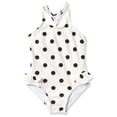 thumbnail image 1 of Jessica Simpson Girls' Toddler 1pc Swimsuit, Black DOT, 3T, 1 of 2