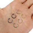 thumbnail image 4 of Briana Williams Fake Nose Rings Hoop Stainless Steel 18G Fake Nose Rings, 4 of 5