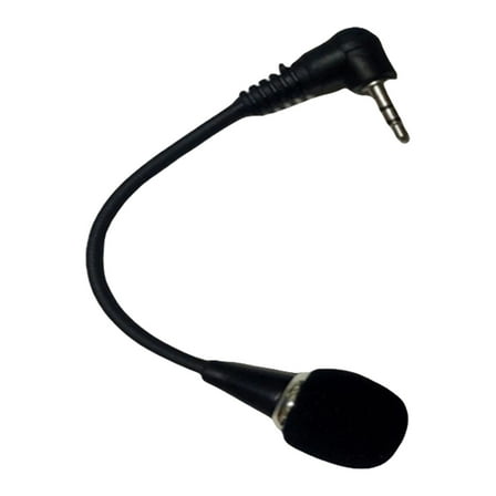 Laikoutd 3.5mm External Microphone For Laptop PC Phone Double Channel Stereo Sound Streaming 3.5 Metal Mic