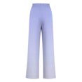 thumbnail image 3 of USNSM Summer Casual Pants for Womens High Waist Comfort Stretch Pants Cotton Linen Gradient Trousers with Pockets Light Blue S, 3 of 4