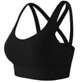 thumbnail image 5 of Sujetador deportivo para mujer, Top de realce sin aros con hebilla ajustable, poliéster, entrenamiento de Yoga, trote, ropa interior deportiva, gimnasio de talla grande XXL, 5 of 5