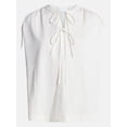 thumbnail image 6 of Time and Tru Women's Sleeveless Linen Tunic Top, Sizes XS-XXXL, 6 of 6