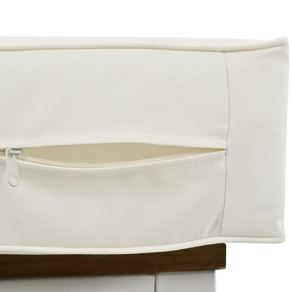 Convertible Patio Daybed With Cushions And Shade - Beige Canopy Pillows For Backyard