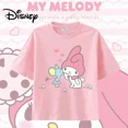 thumbnail image 5 of Camiseta de manga corta para niños y niñas de 3 a 14 años con linda melodía, de alta calidad, de algodón con dibujos animados de verano, 5 of 5