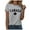 Grey, variant on Fgnfyis Women's T-Shirts - Women's Keep Canada Flag T Shirt Proud Statement Print Tee for Confident Expression and Stylish Casual Wear Women's Tops Red M