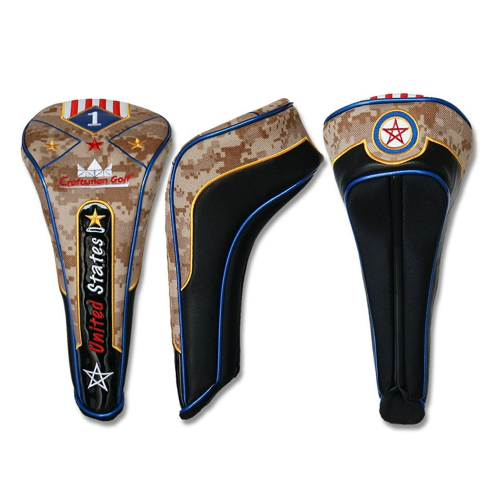 Craftsman Golf Camouflage USA American Flag Driver Head Cover Walmart
