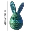 thumbnail image 3 of asddcavvf Easter Rabbit Egg Decorations Hollow Carved Bunny Eggs Unique Spring Festival Ornaments Ho, 3 of 4
