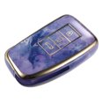 thumbnail image 1 of Funda para mando a distancia de coche, funda para mando a distancia de 3 botones, color morado para Lexus IS RX NX200 NX200T GS300H, 1 of 7