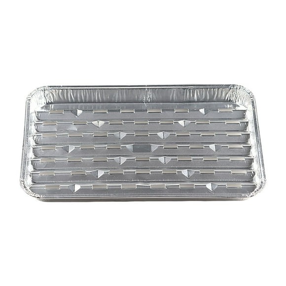 Aluminum Baking Pan for Outdoor Grilling and Baking - Durable Disposable Foil Pan for Cooking Roasting and Prepping Food in Kitchen and BBQ 10PCS