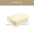 thumbnail image 2 of OULII 1Pack Organizer Box Small Storage Container With Lid For Office Use 10.22X7.07X2.75in, 2 of 8